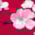 vermelho floral